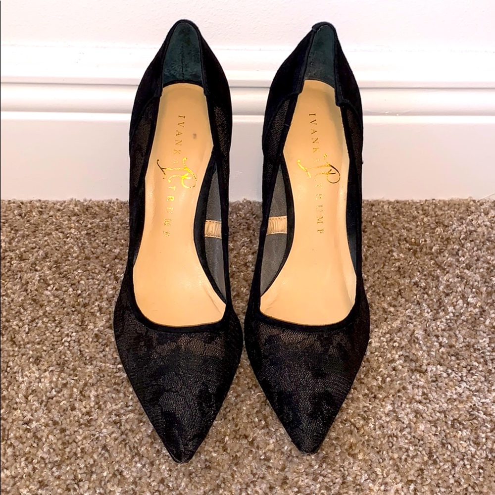 Ivanka Trump Black Heels - Picture 1 of 4